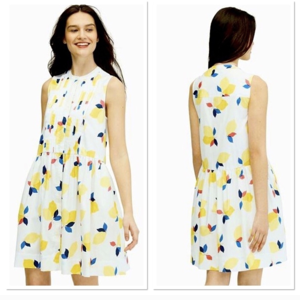 NWT Kate Spade Lemon 🍋 Zest Shirt Dress